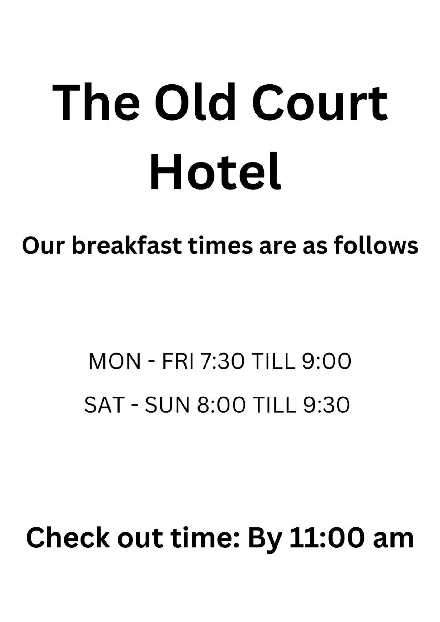 The Old Court Hotel ويتني المظهر الخارجي الصورة